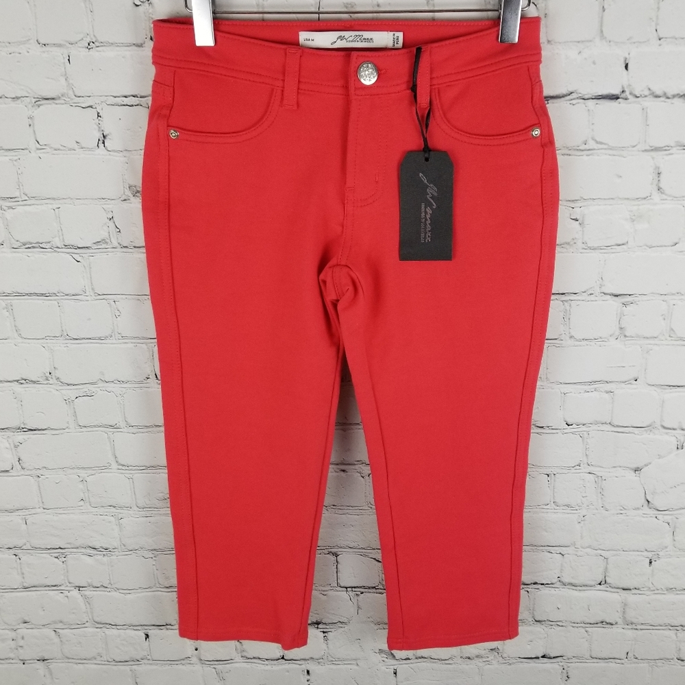 🇨🇦 JW MAXX | coral cropped stretch legging pants